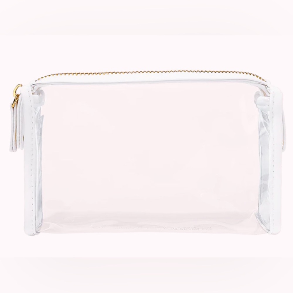 White Stoney Clover Lane Travel Pouch with Engagement Ring Patch